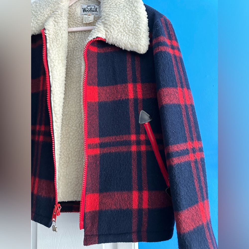 Vintage Woolrich Plaid Jacket size Large